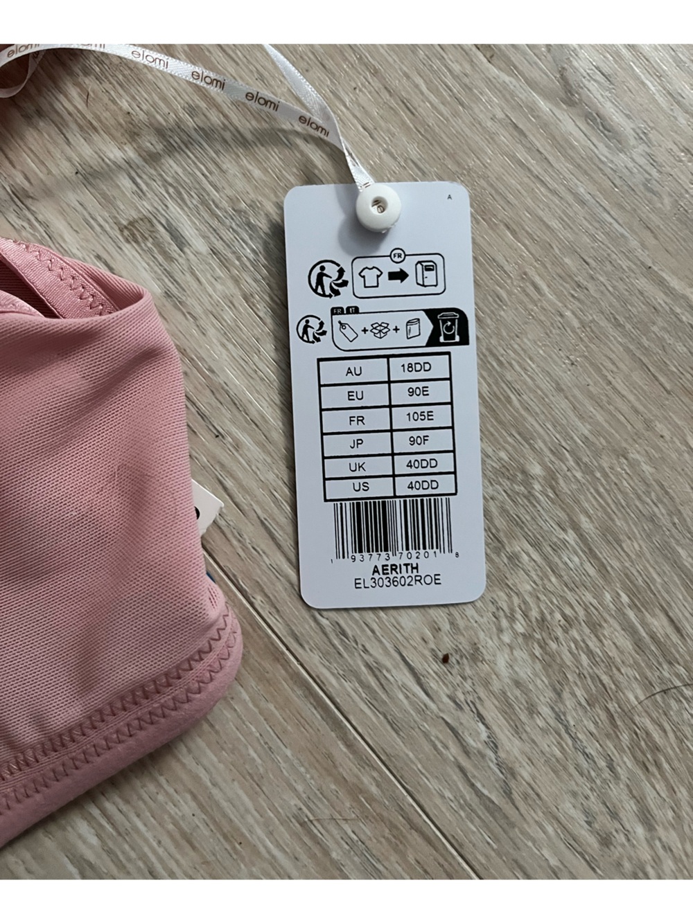 NWT Elomi Women’s Aerith Underwire Plunge Bra - Size 40DD - Picture 4 of 9